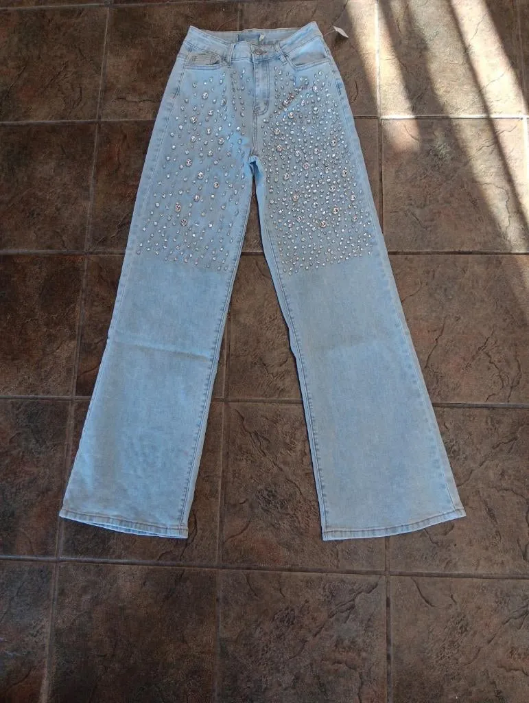 Rhinestone Jeans