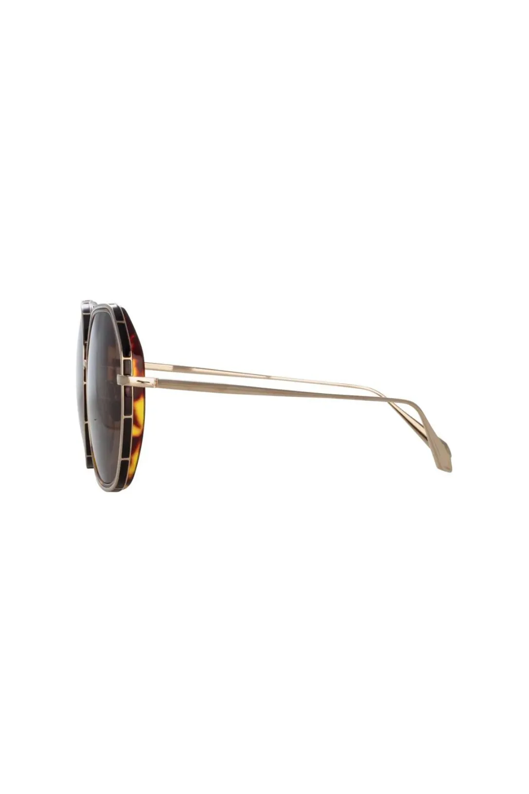 Rowe Oversized Sunglasses | Light Gold