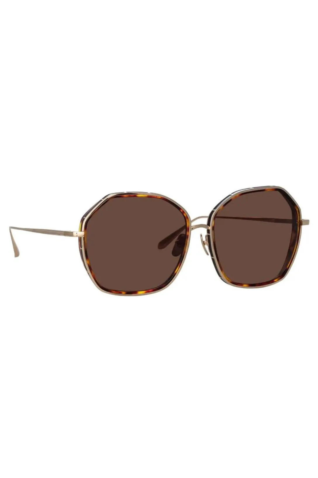 Rowe Oversized Sunglasses | Light Gold