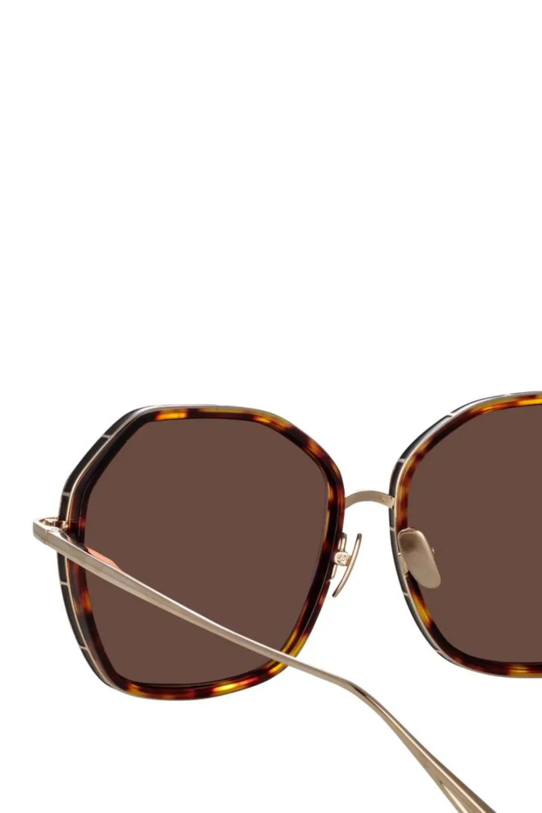Rowe Oversized Sunglasses | Light Gold