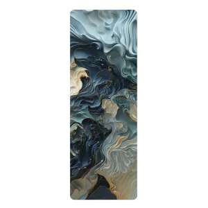 Rubber Yoga Mat- Avice Salabhasana Anime Ocean