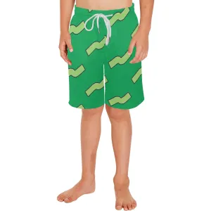 Rugrats Chuckie Green Bacon Boys' Causal Beach Shorts