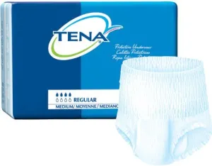 SCA 72513 Tena Classic Protective Underwear, Regular Abs, Medium 34-44, PK/20