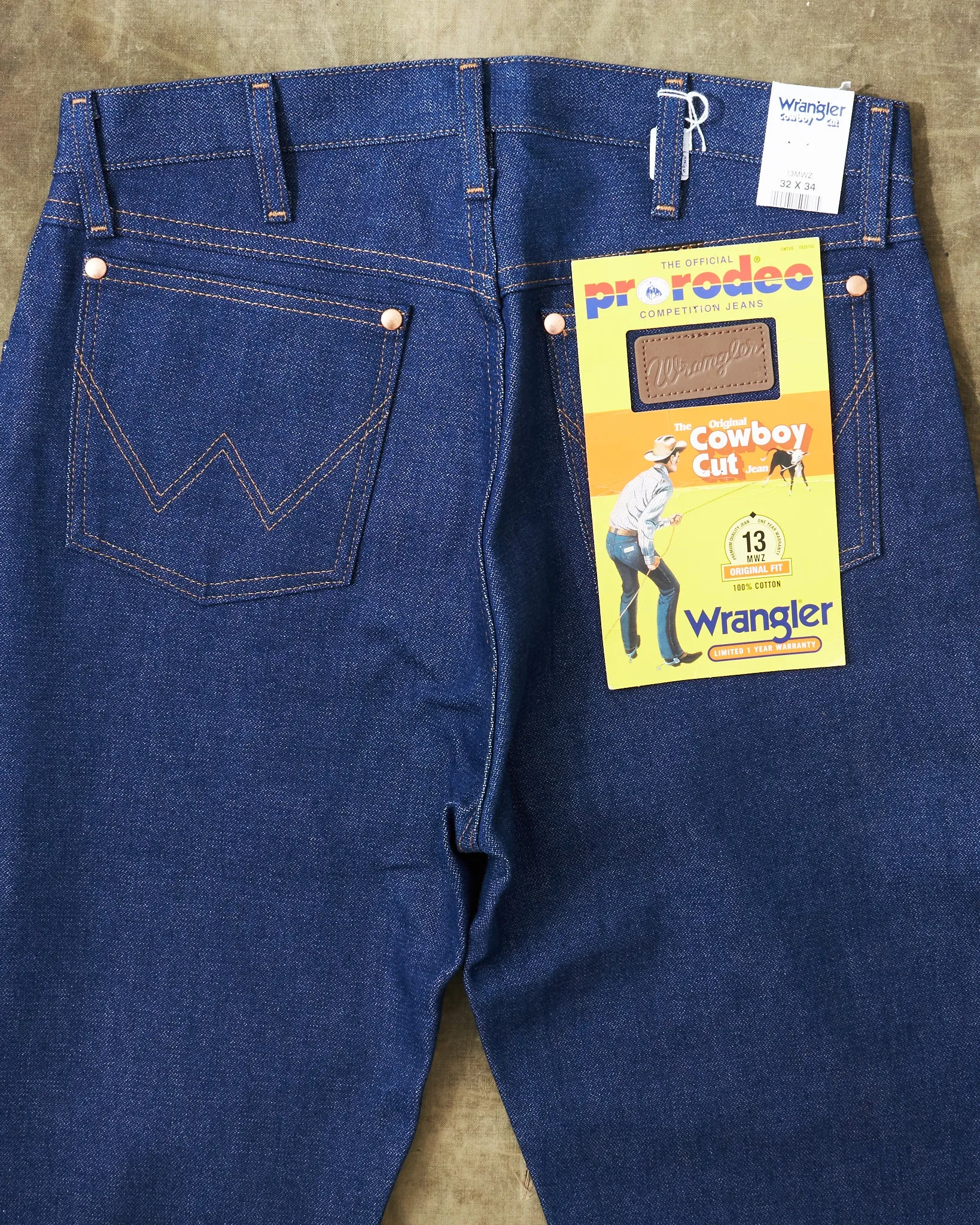 Second Hand Wrangler 13MWZ Rigid New With Labels W32 L34