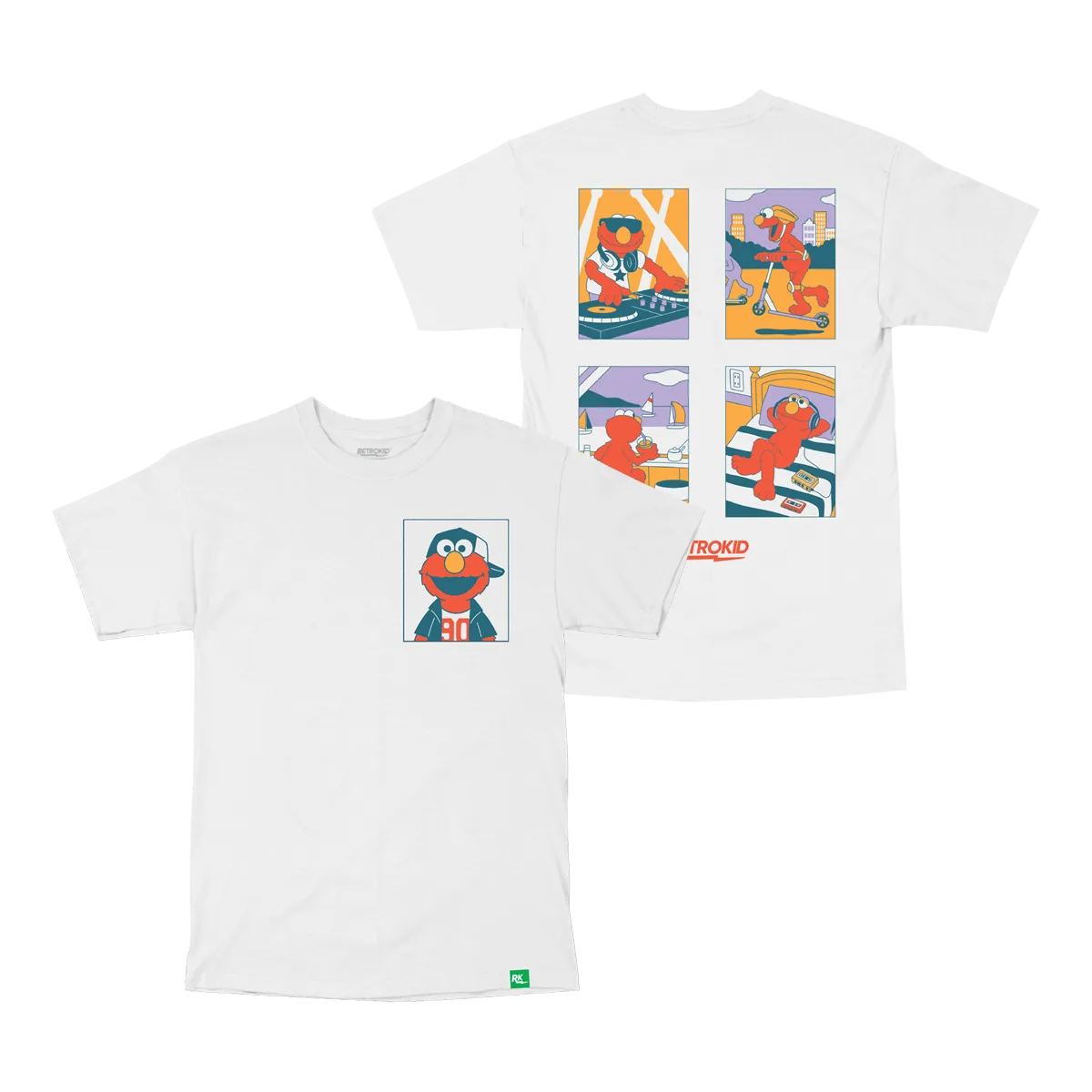 Sesame Street Elmo Life T-Shirt - White