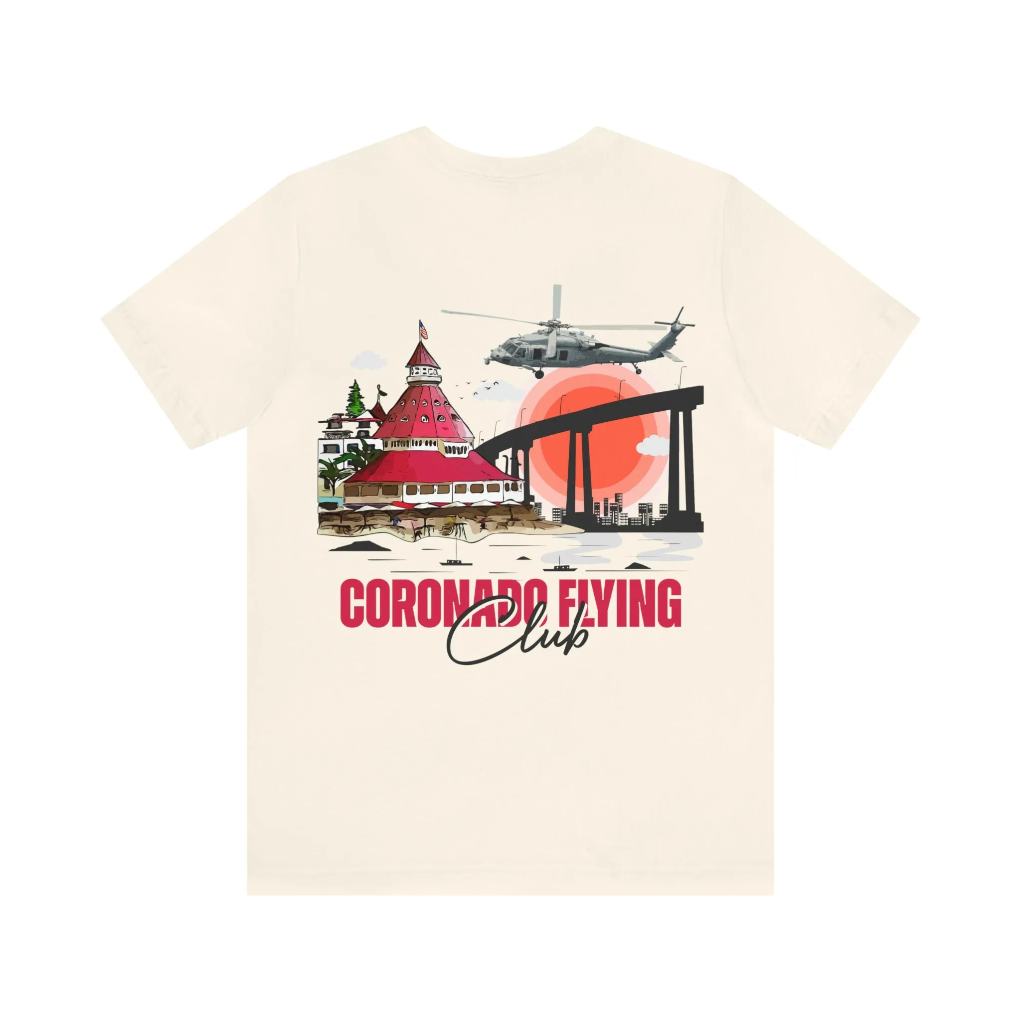 SH-60S Seahawk Coronado Flying Club (Light Colors) Tee