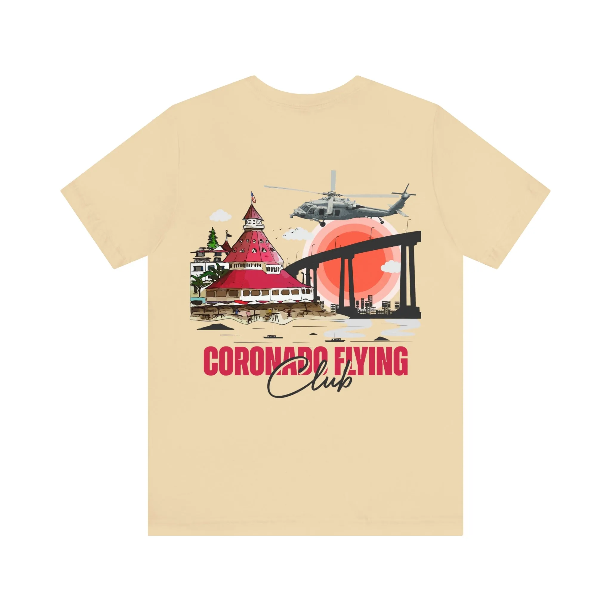 SH-60S Seahawk Coronado Flying Club (Light Colors) Tee