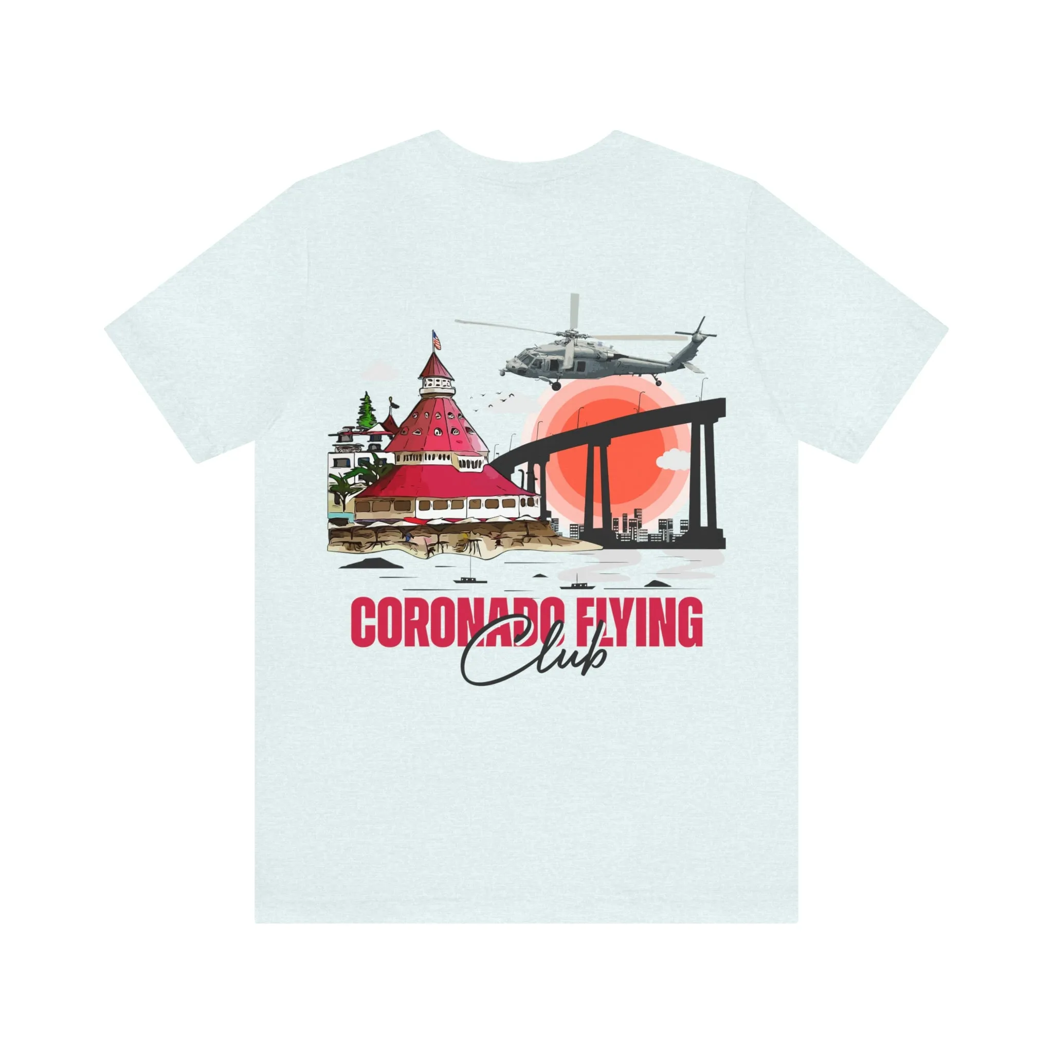 SH-60S Seahawk Coronado Flying Club (Light Colors) Tee