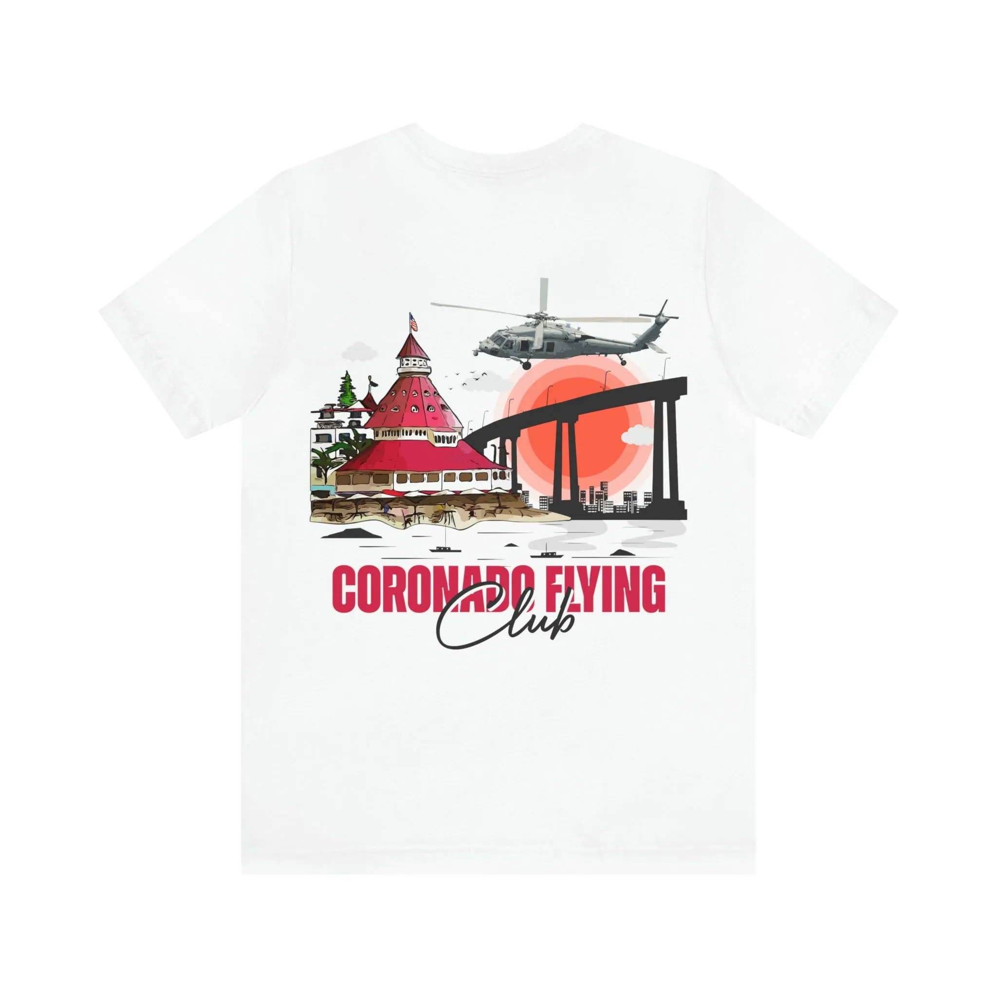 SH-60S Seahawk Coronado Flying Club (Light Colors) Tee