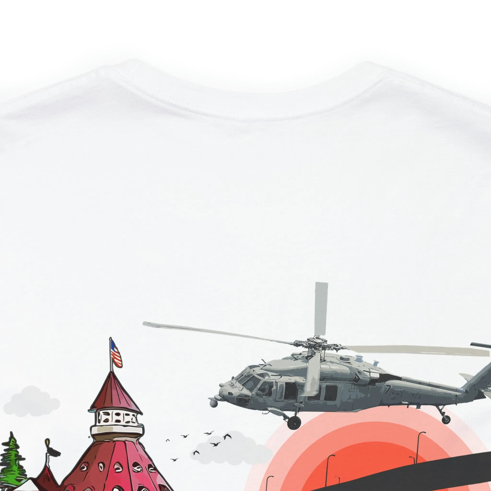 SH-60S Seahawk Coronado Flying Club (Light Colors) Tee