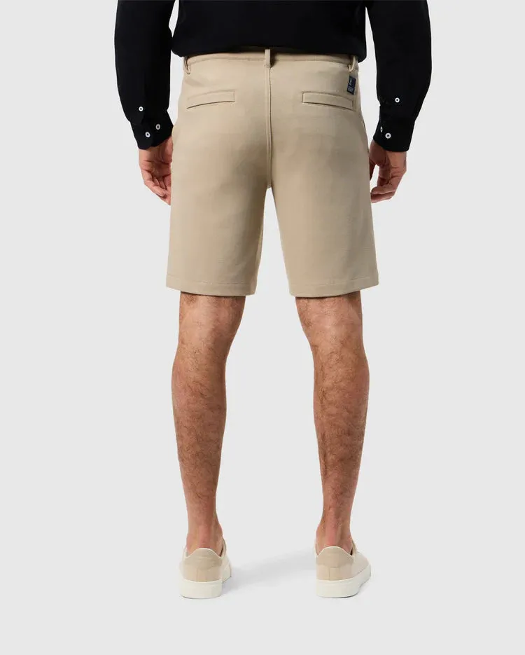 SHIRO HONEYCOMB SHORTS (STONE) - PSYCHO BUNNY