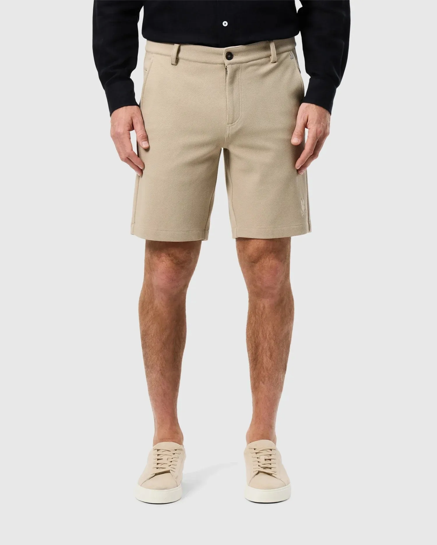 SHIRO HONEYCOMB SHORTS (STONE) - PSYCHO BUNNY