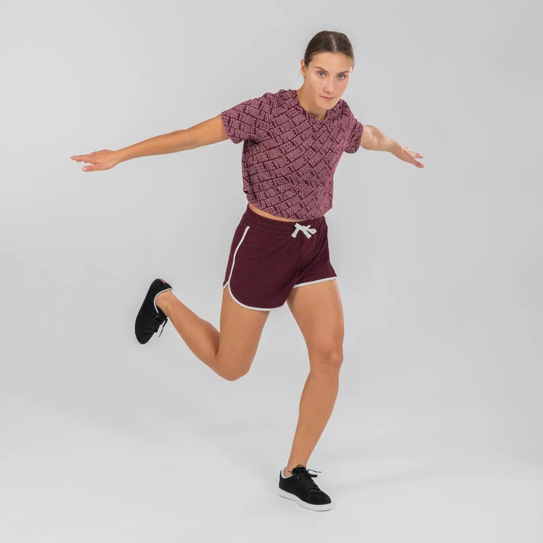 Short danse moderne taille haute - Femme - Noir