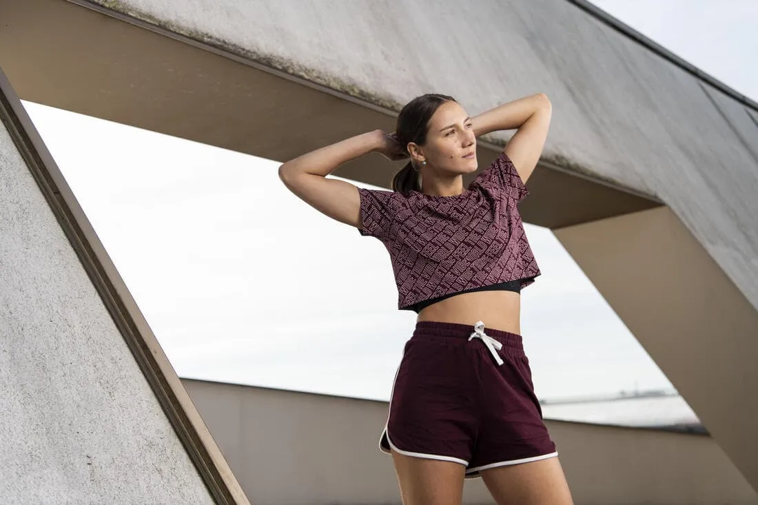 Short danse moderne taille haute - Femme - Noir