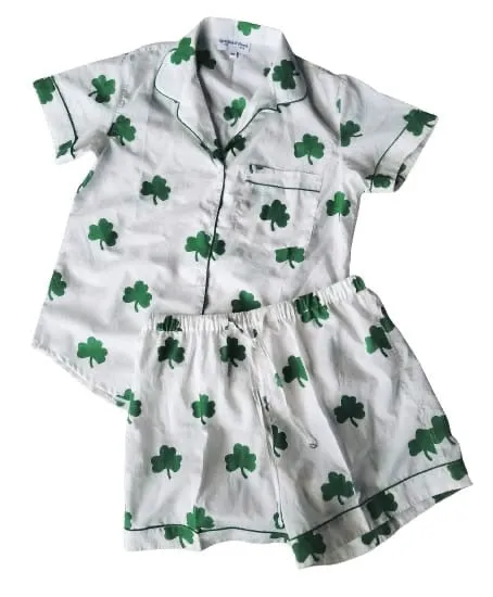 Short Pajama Sets - Shamrock Fever