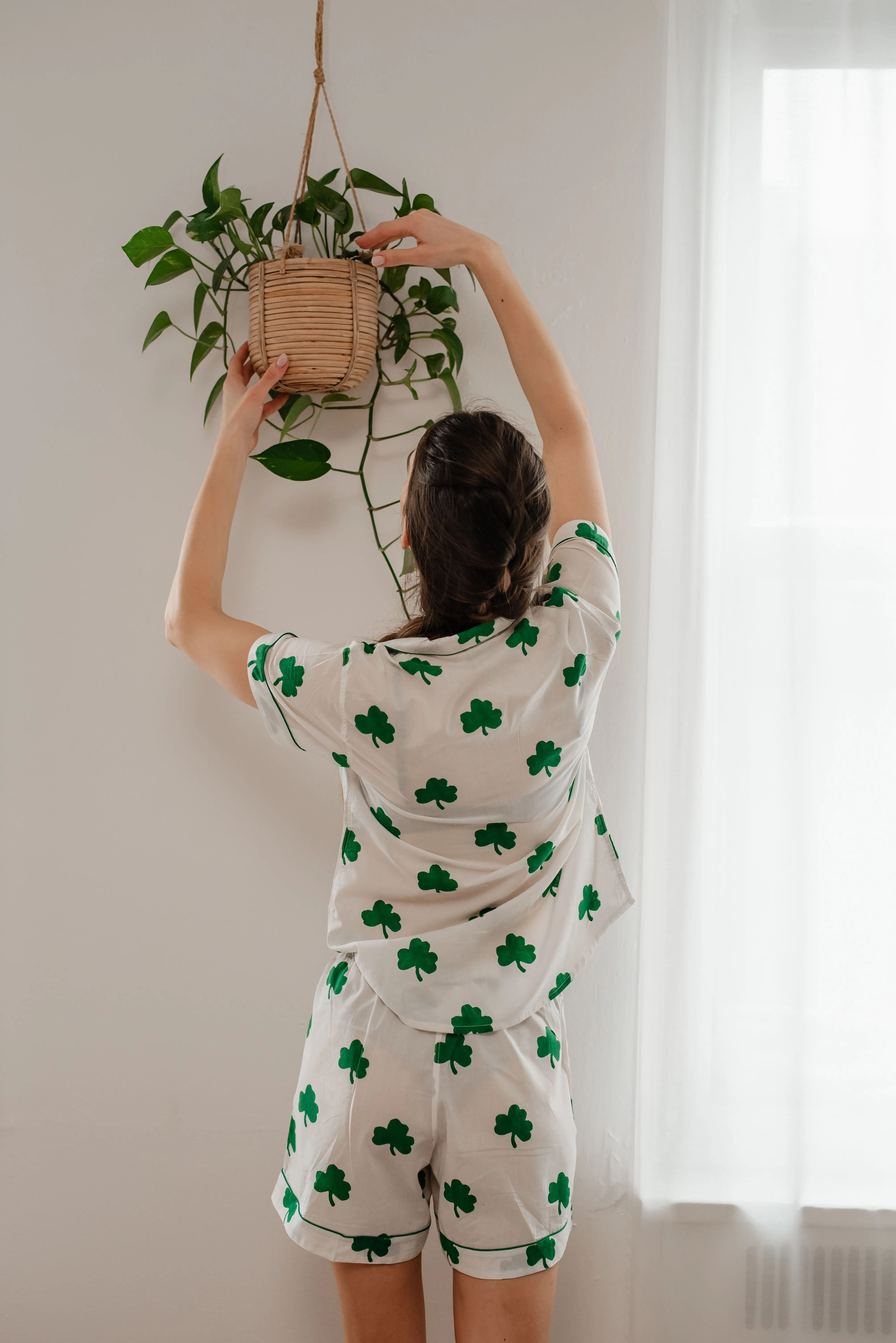 Short Pajama Sets - Shamrock Fever