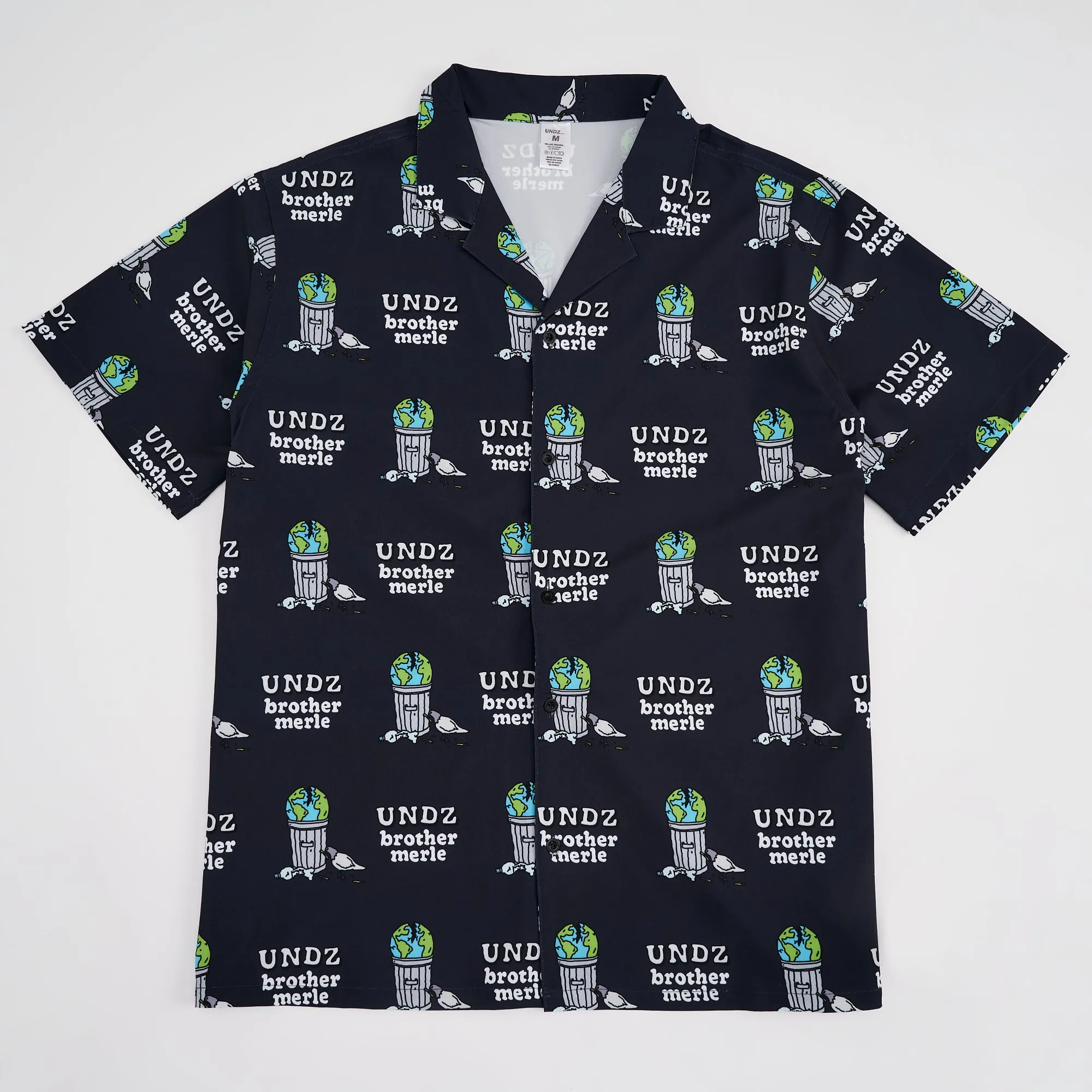 SHORT SLEEVE SHIRT BROTHER MERLE TRASH NOIR
