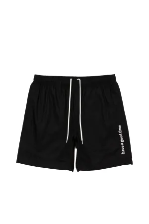 SIDE LOGO EMB EASY SHORTS BLACK