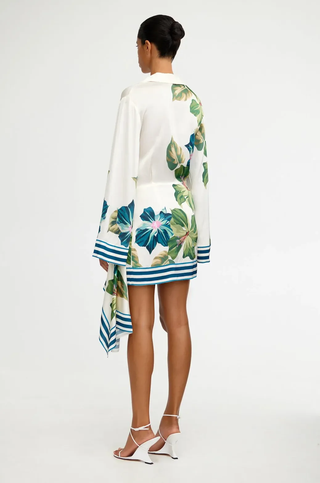 SIGNIFICANT OTHER Mariah Mini Dress - Hibiscus Tile