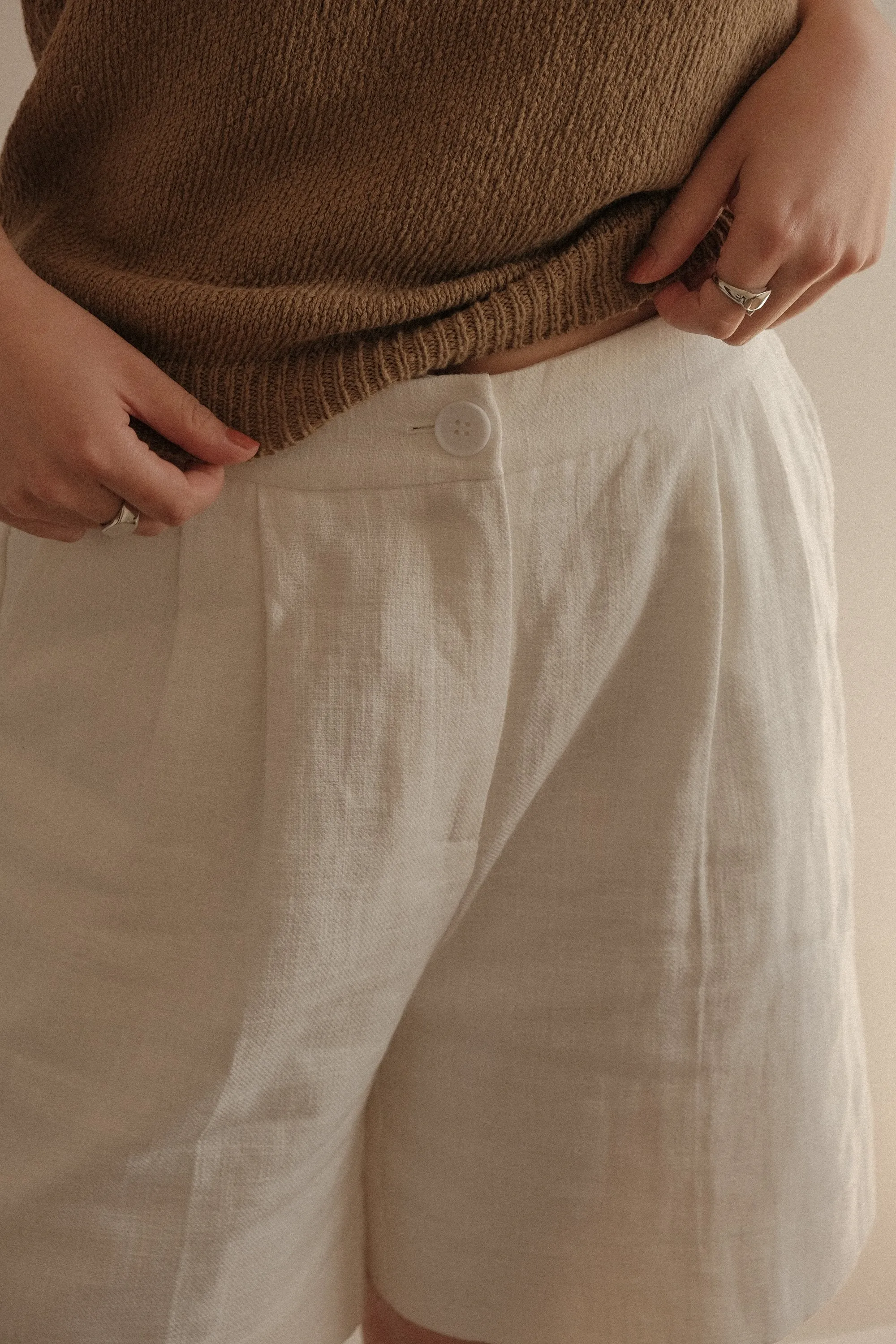 Simple Linen Shorts