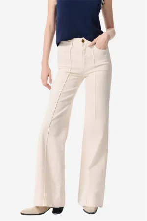 SKYLAR HIGH-RISE TROUSER JEAN ECRU