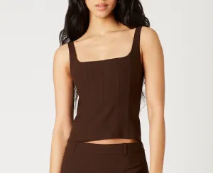 Sleeveless Square Neck Top