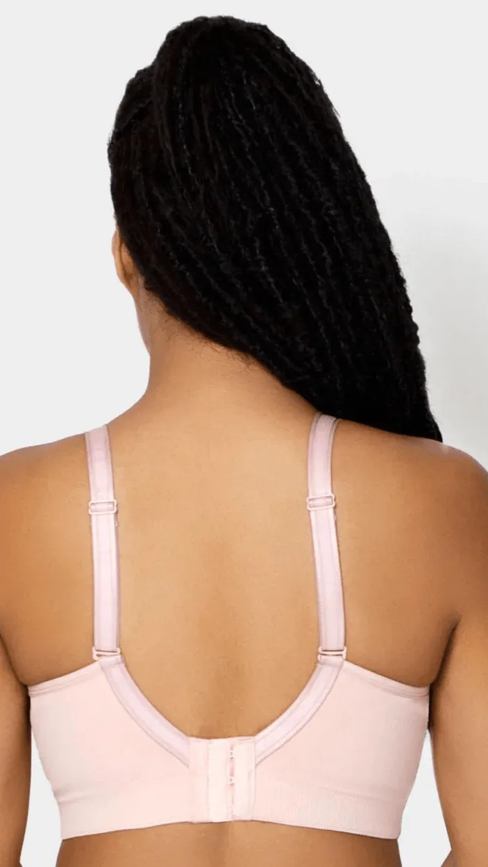 Smooth Seamless Comfort Wireless Bra- Blushing Rose