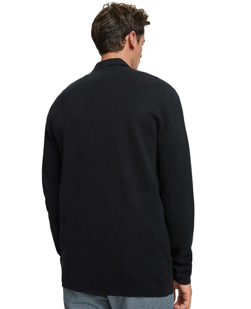 Snap Button Cardigan Midnight