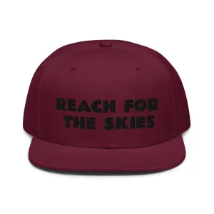 Snapback Hat "1052-0131 Reach For The Skies (Black Logo)"