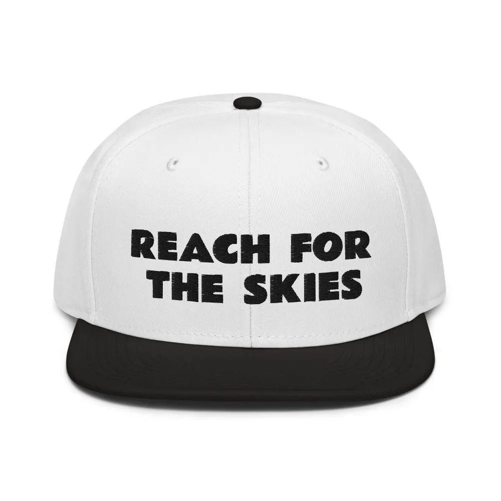 Snapback Hat "1052-0131 Reach For The Skies (Black Logo)"