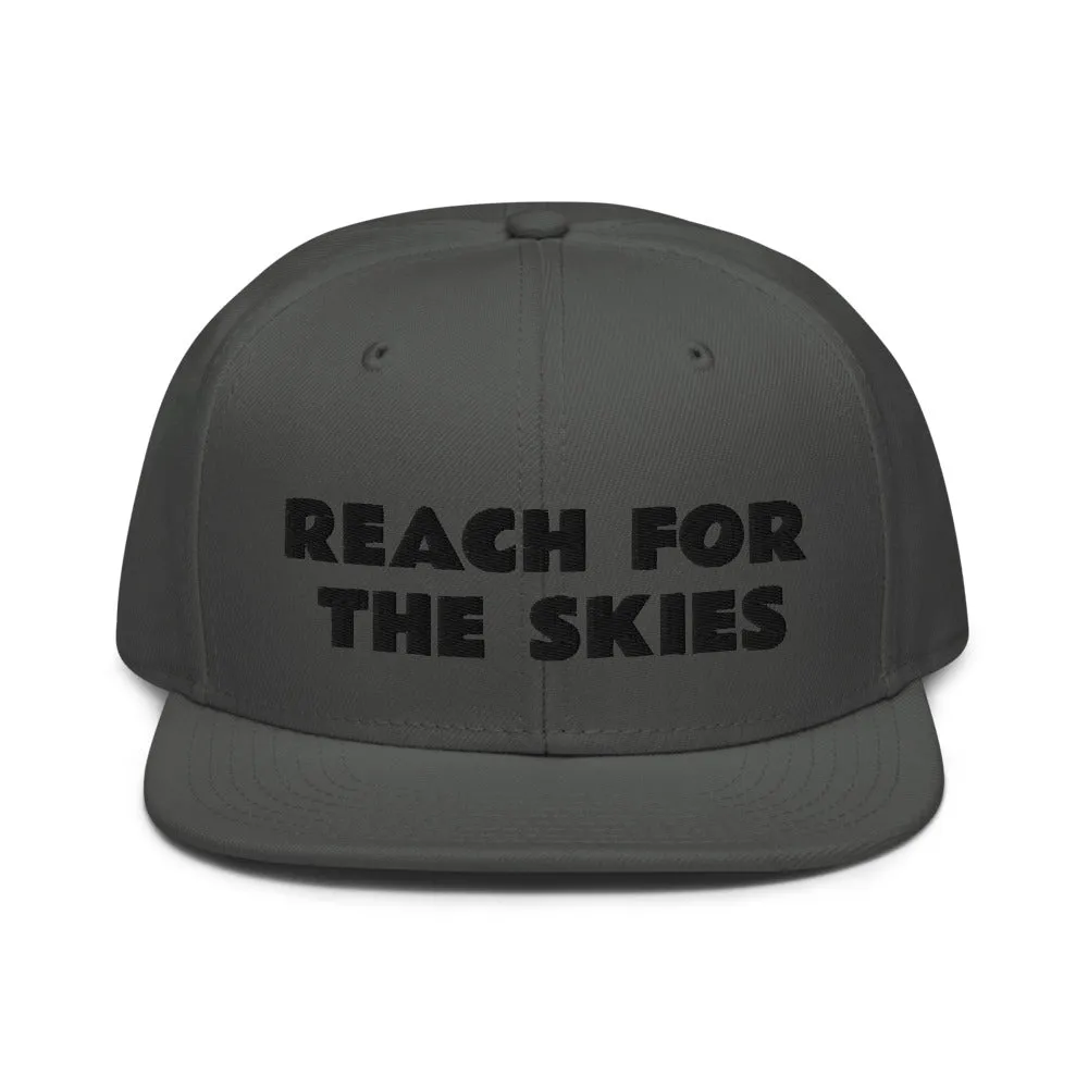 Snapback Hat "1052-0131 Reach For The Skies (Black Logo)"