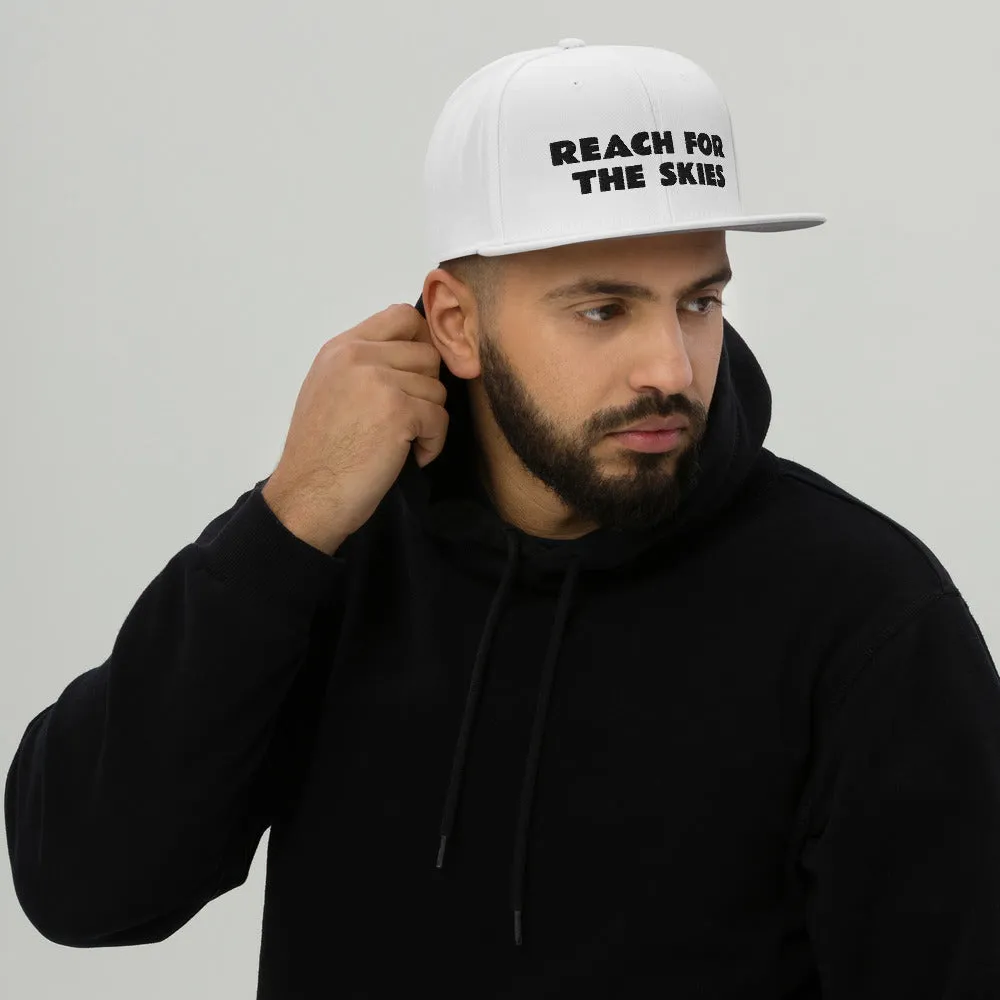 Snapback Hat "1052-0131 Reach For The Skies (Black Logo)"