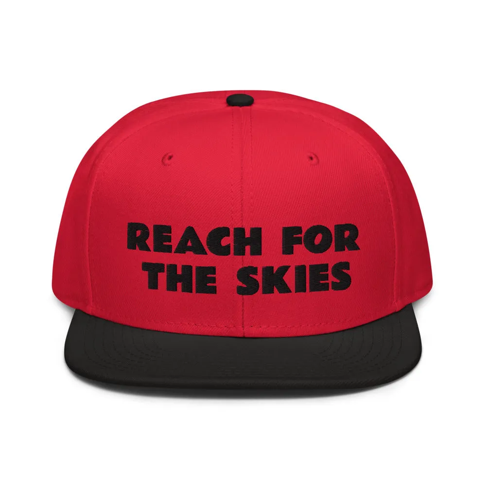 Snapback Hat "1052-0131 Reach For The Skies (Black Logo)"