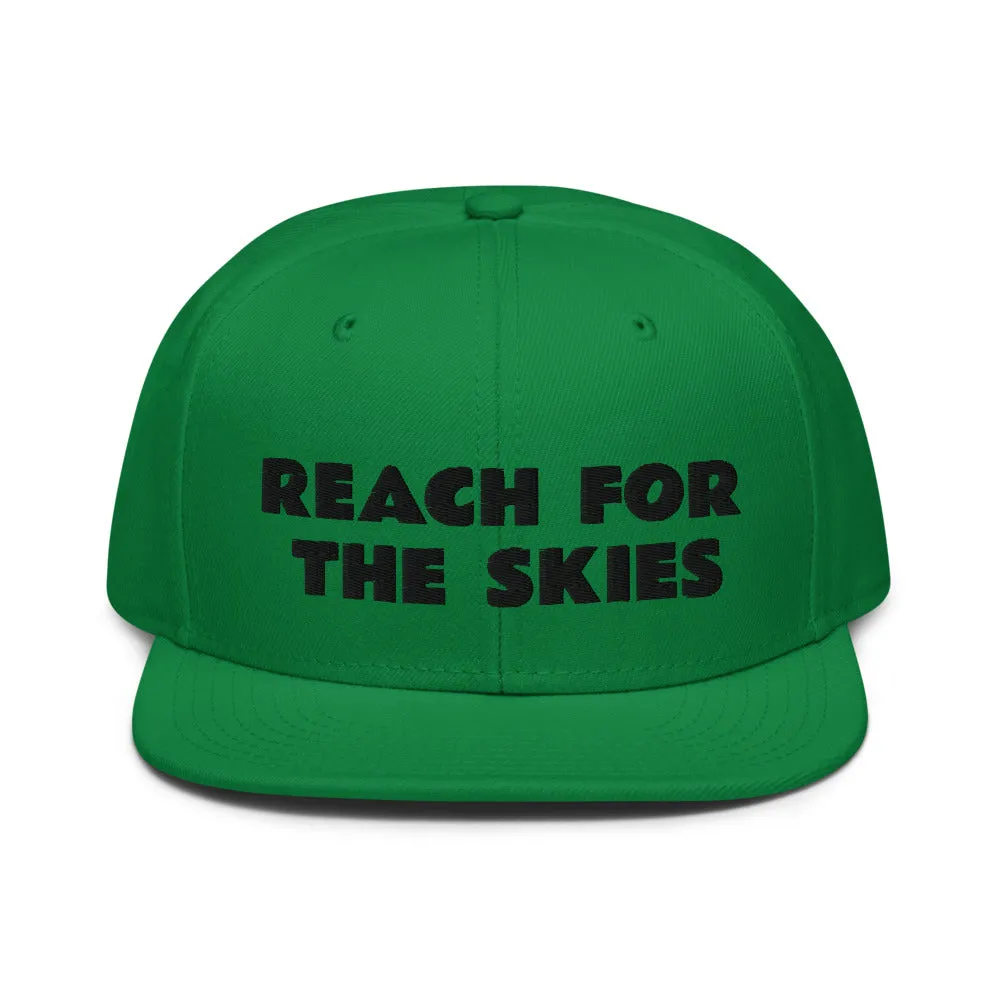 Snapback Hat "1052-0131 Reach For The Skies (Black Logo)"