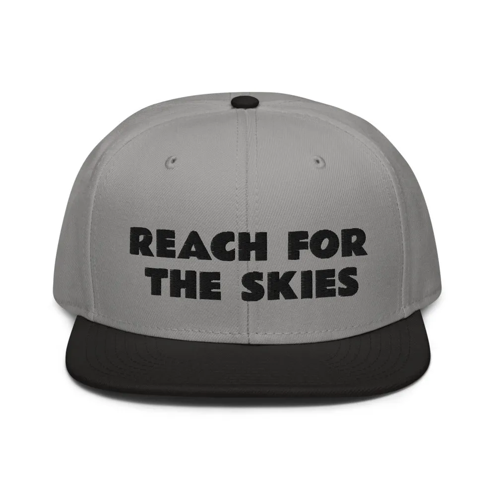 Snapback Hat "1052-0131 Reach For The Skies (Black Logo)"
