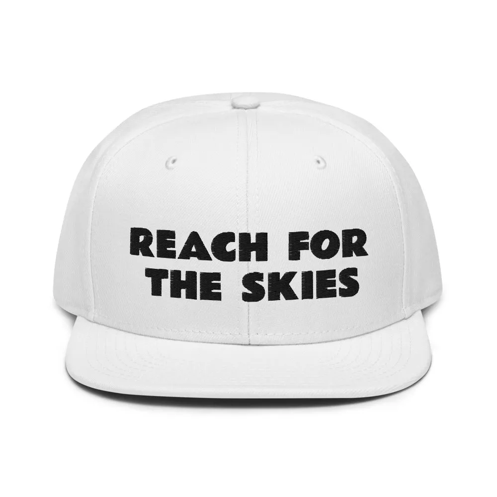Snapback Hat "1052-0131 Reach For The Skies (Black Logo)"