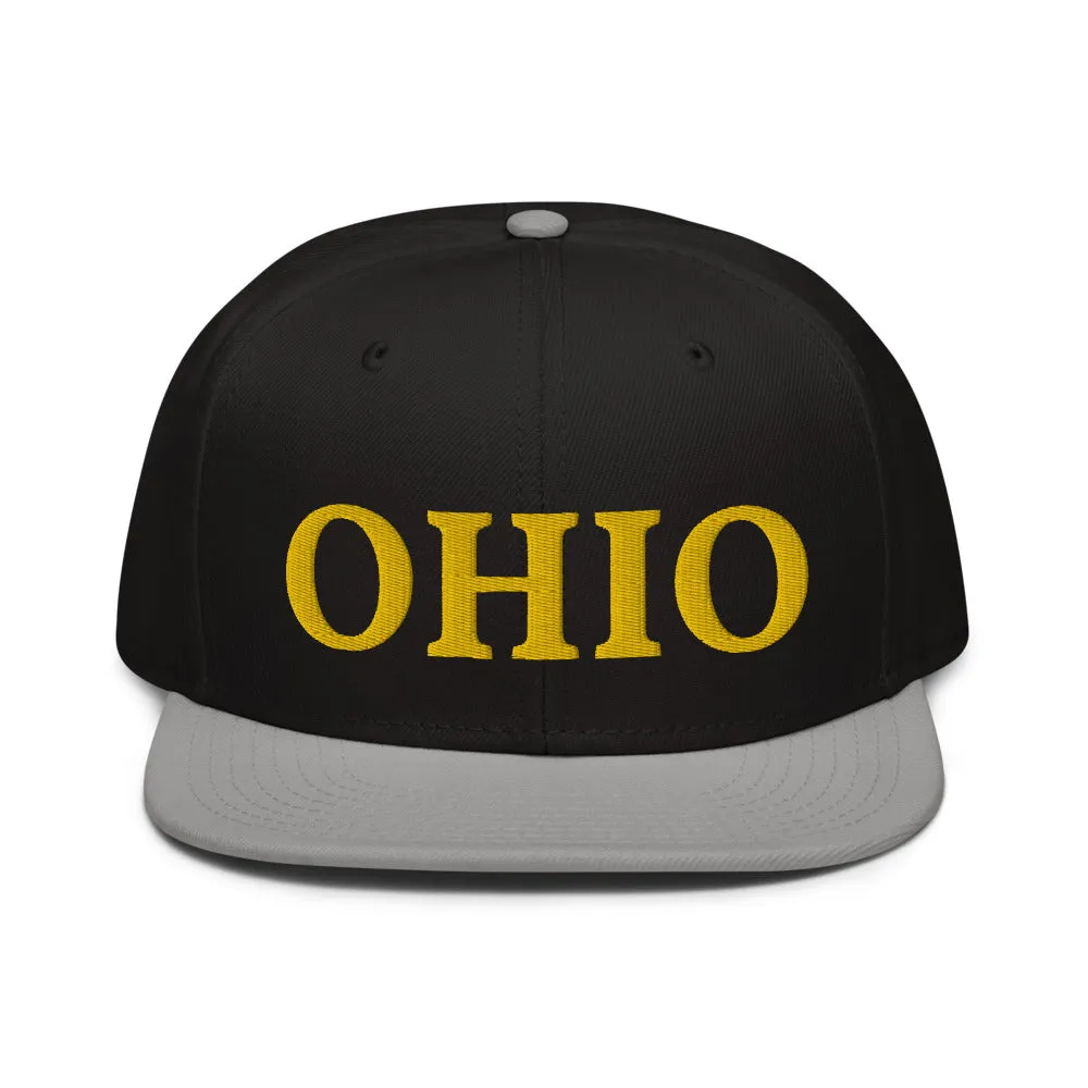 Snapback Hat "1053-0071 Ohio (Yellow Logo)"