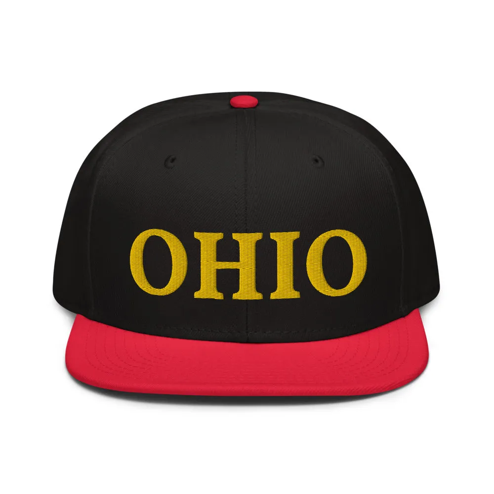 Snapback Hat "1053-0071 Ohio (Yellow Logo)"