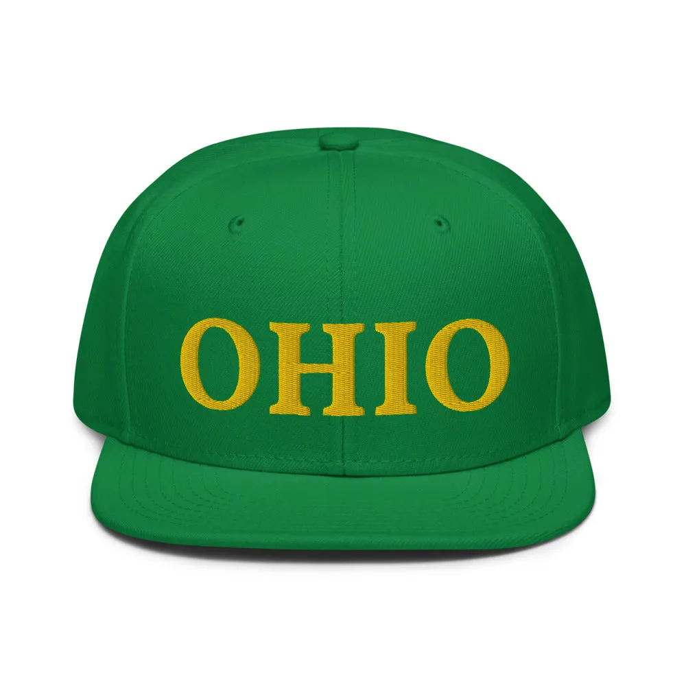 Snapback Hat "1053-0071 Ohio (Yellow Logo)"