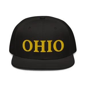 Snapback Hat "1053-0071 Ohio (Yellow Logo)"