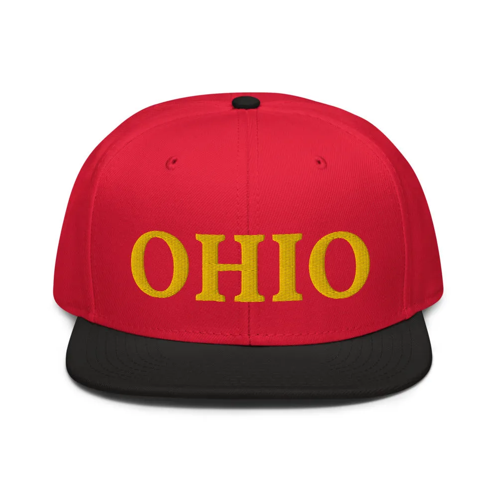 Snapback Hat "1053-0071 Ohio (Yellow Logo)"