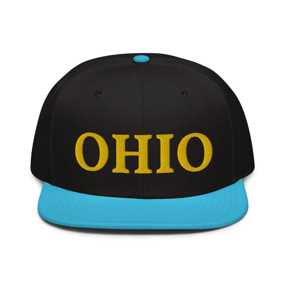 Snapback Hat "1053-0071 Ohio (Yellow Logo)"