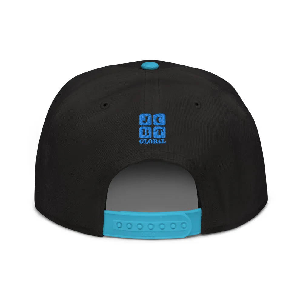 Snapback Hat "1054-0031 U.S.A. (Blue Logo)"