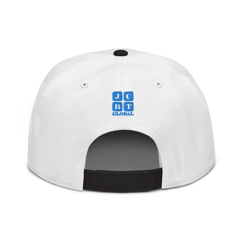 Snapback Hat "1054-0031 U.S.A. (Blue Logo)"