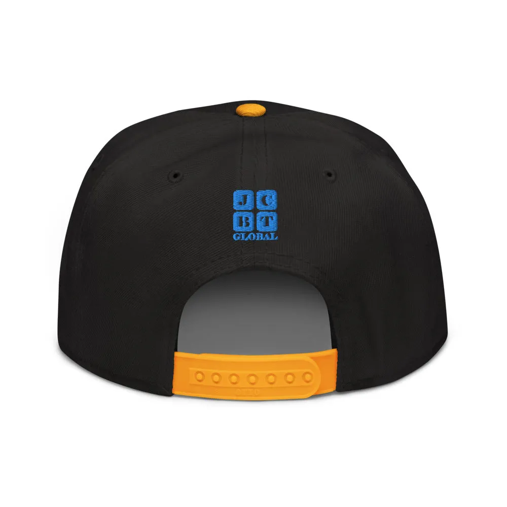 Snapback Hat "1054-0031 U.S.A. (Blue Logo)"