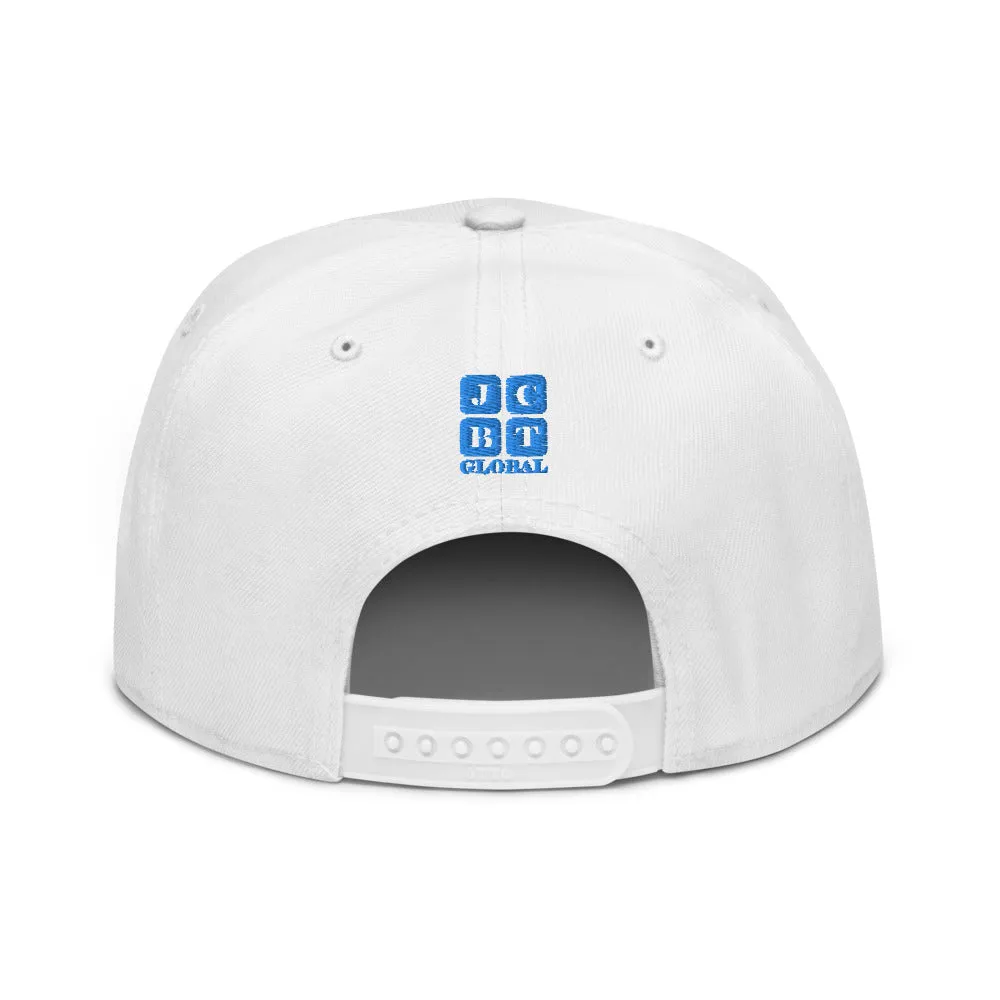 Snapback Hat "1054-0031 U.S.A. (Blue Logo)"