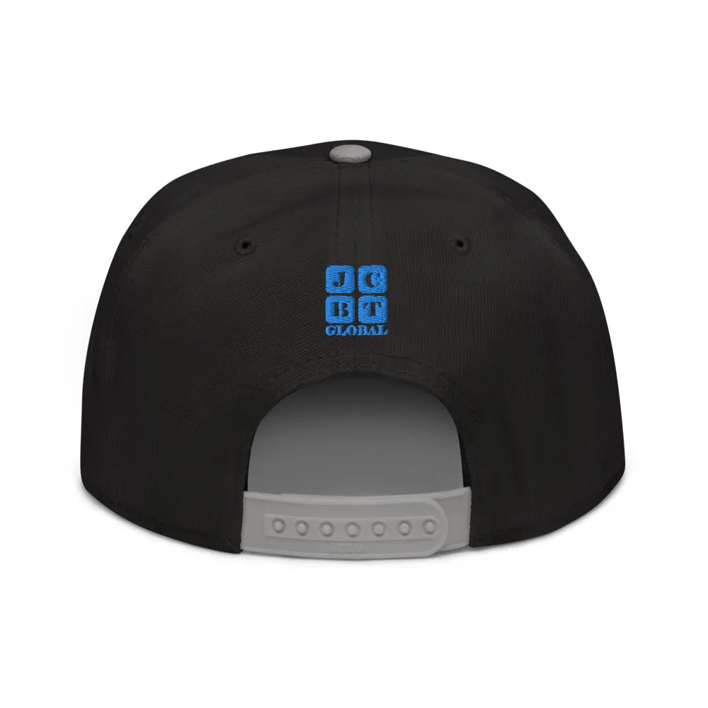 Snapback Hat "1054-0031 U.S.A. (Blue Logo)"