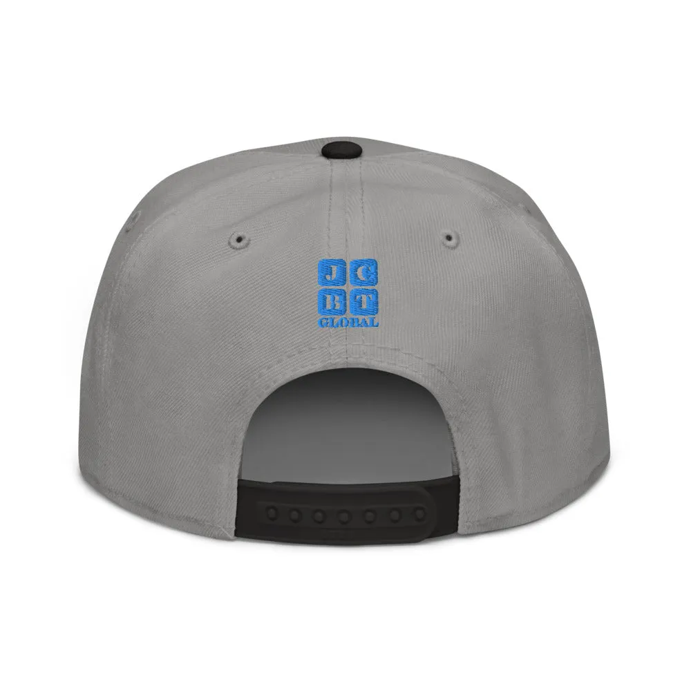 Snapback Hat "1054-0031 U.S.A. (Blue Logo)"