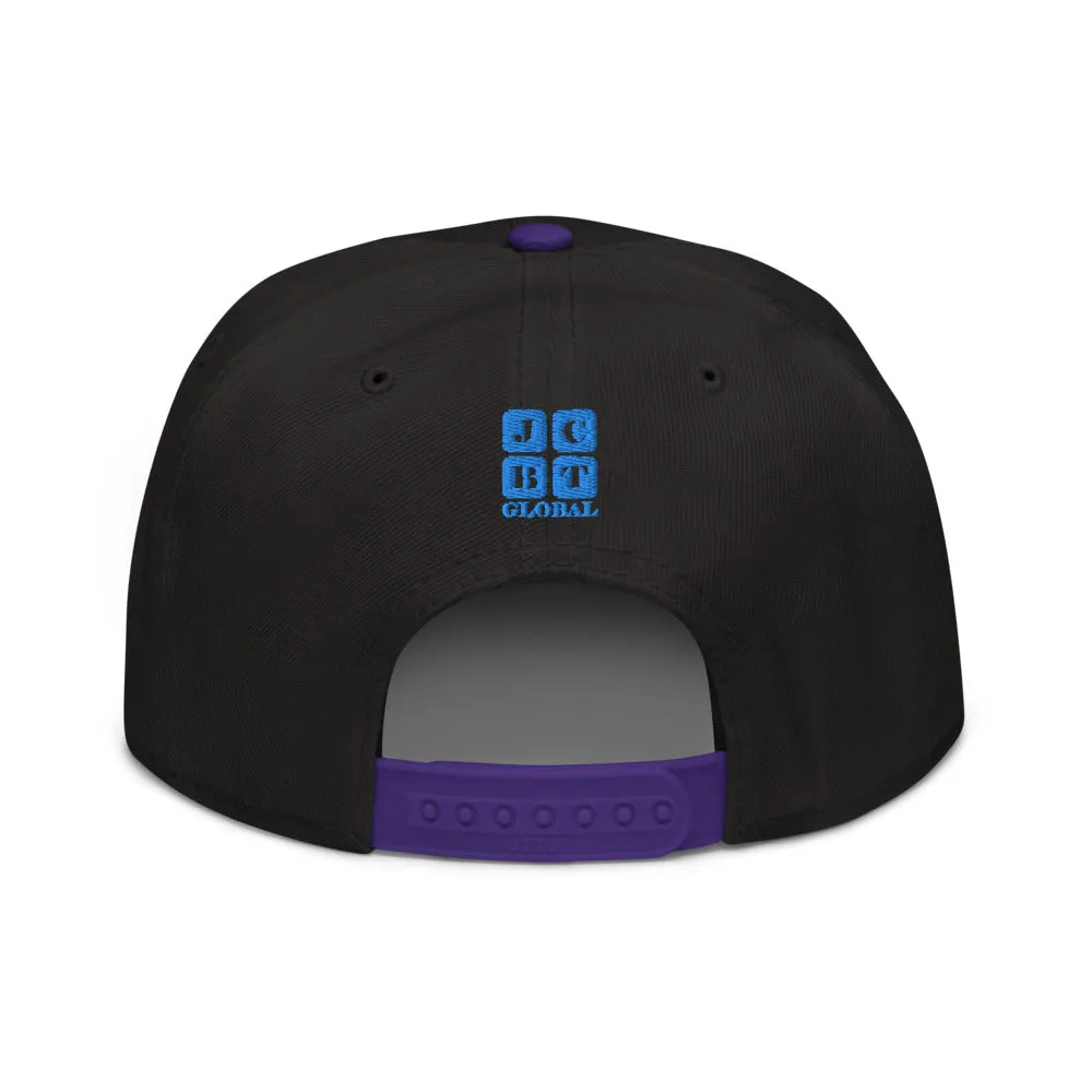 Snapback Hat "1054-0031 U.S.A. (Blue Logo)"