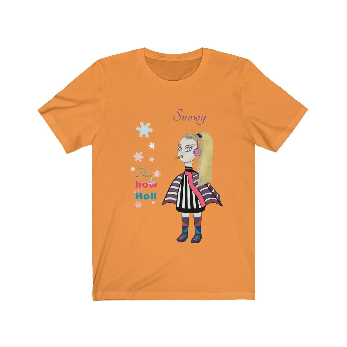 Snowy Unisex Jersey Short Sleeve Tee